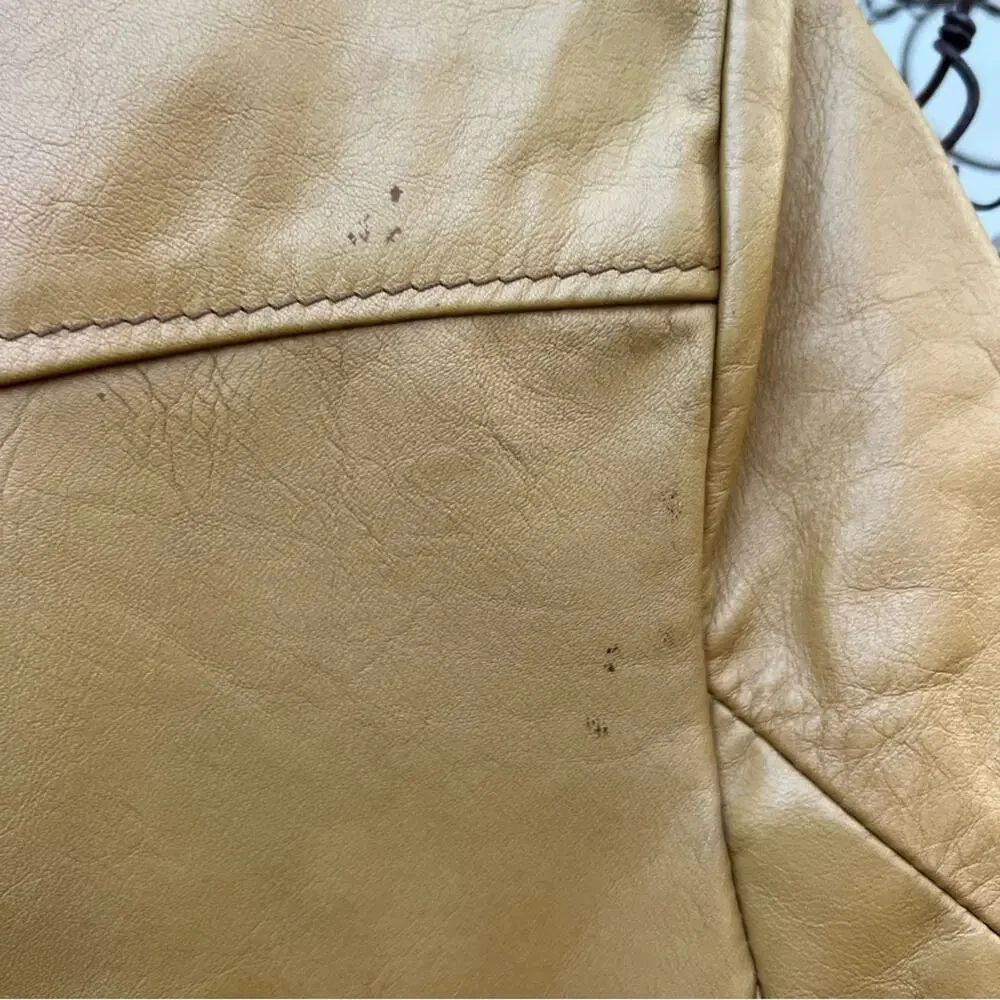 Vintage 70s Jo-o-Kay Leather Geometric Western Suit Jacket Sport Coat Size 40